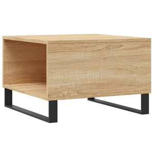 Τραπεζάκι Σαλονιού Sonoma Δρυς 55x55x36,5εκ. Επεξεργασμένο Ξύλο - Pakobazaar