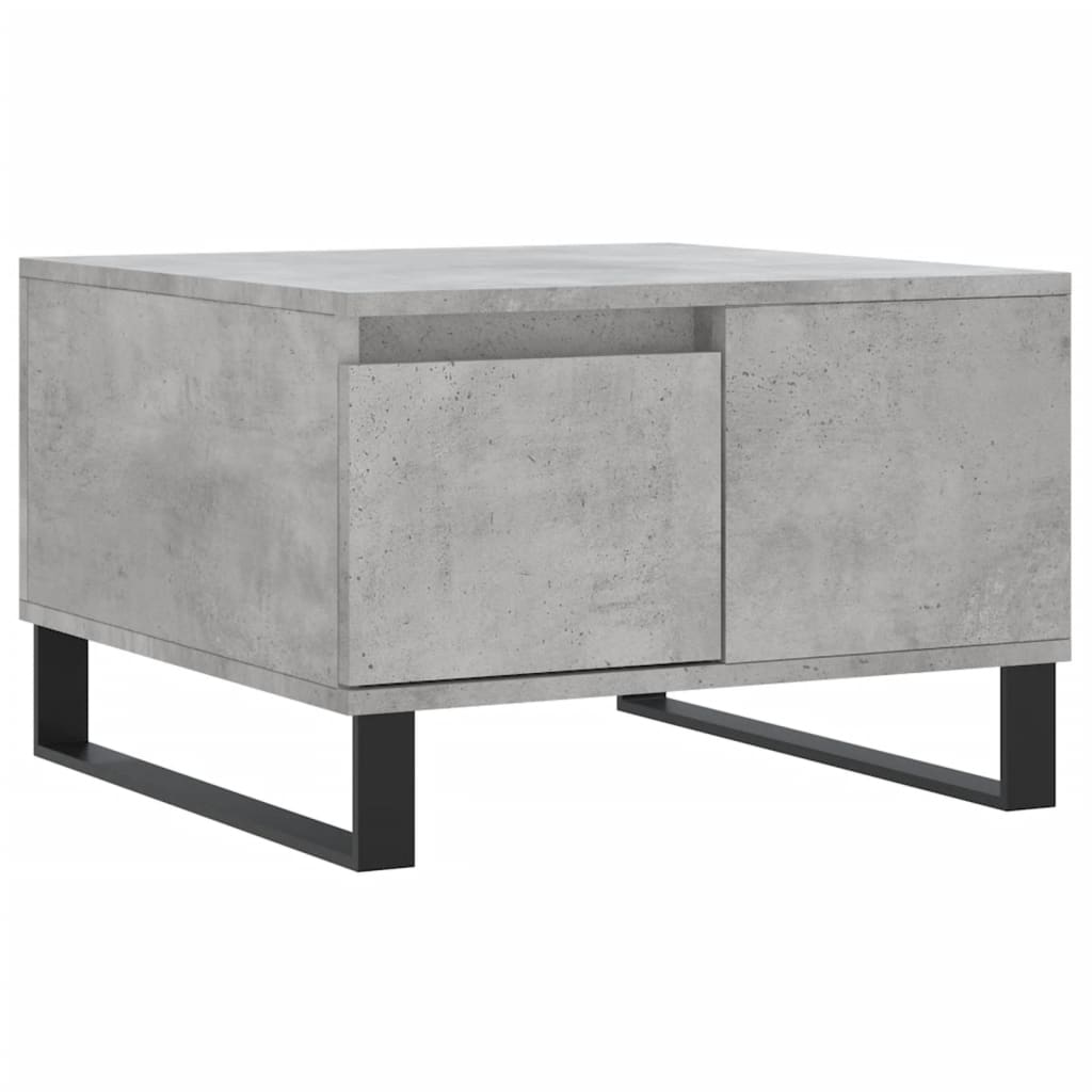 Τραπεζάκι Σαλονιού Γκρι Σκυρ. 55x55x36,5 εκ. Επεξεργ. Ξύλο - Pakobazaar