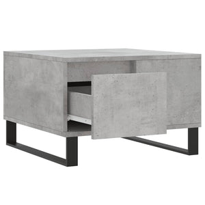 Τραπεζάκι Σαλονιού Γκρι Σκυρ. 55x55x36,5 εκ. Επεξεργ. Ξύλο - Pakobazaar