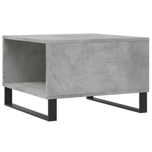 Τραπεζάκι Σαλονιού Γκρι Σκυρ. 55x55x36,5 εκ. Επεξεργ. Ξύλο - Pakobazaar