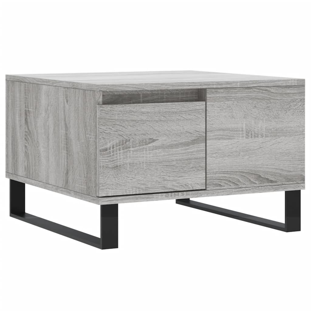 Τραπεζάκι Σαλονιού Γκρι Sonoma 55x55x36,5εκ. Επεξεργασμένο Ξύλο - Pakobazaar