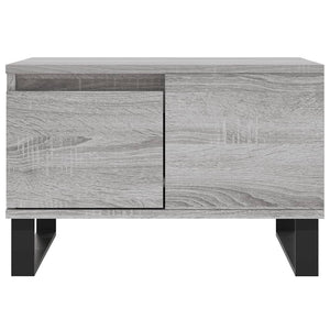 Τραπεζάκι Σαλονιού Γκρι Sonoma 55x55x36,5εκ. Επεξεργασμένο Ξύλο - Pakobazaar