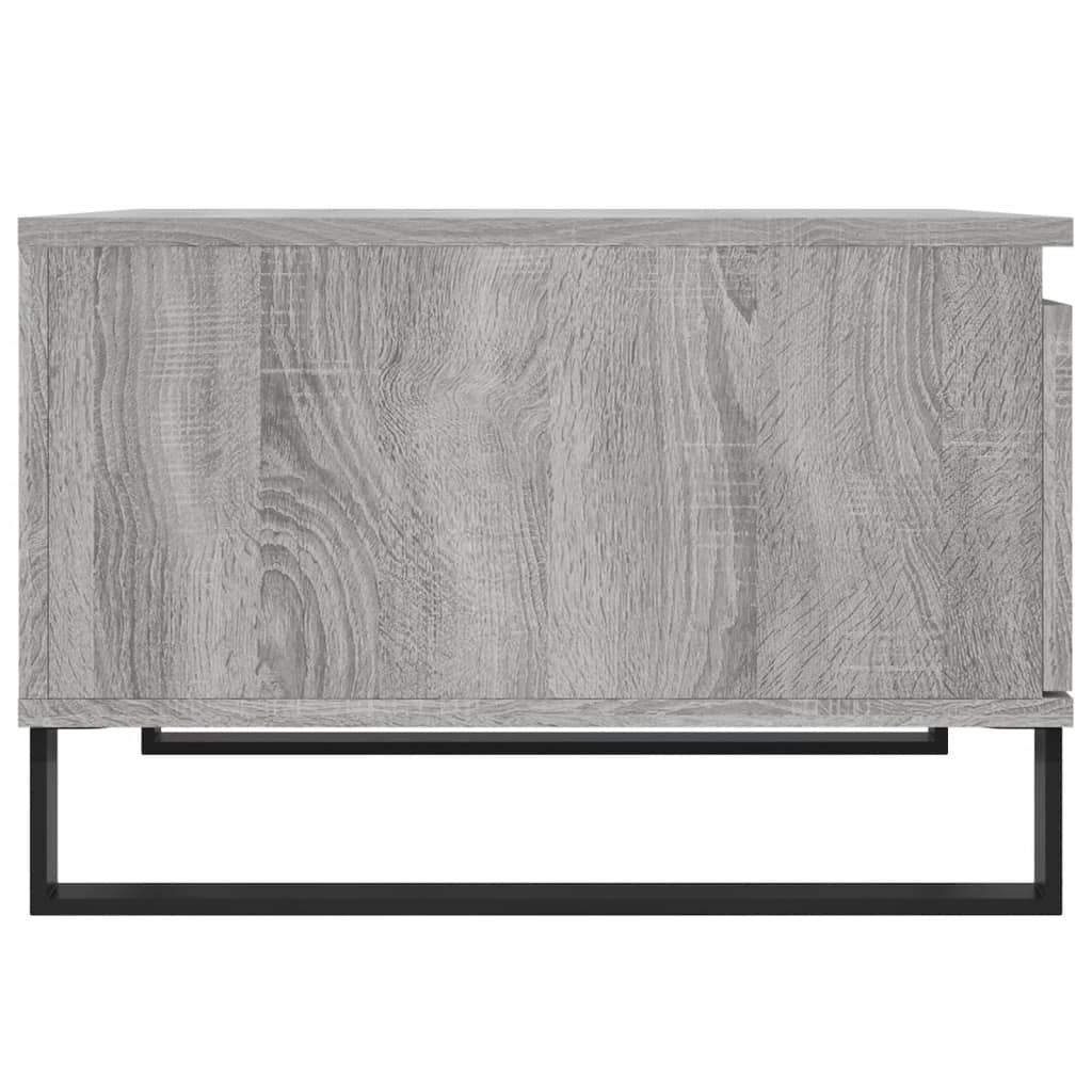 Τραπεζάκι Σαλονιού Γκρι Sonoma 55x55x36,5εκ. Επεξεργασμένο Ξύλο - Pakobazaar