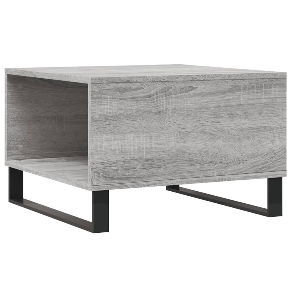 Τραπεζάκι Σαλονιού Γκρι Sonoma 55x55x36,5εκ. Επεξεργασμένο Ξύλο - Pakobazaar