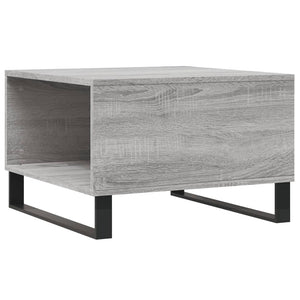 Τραπεζάκι Σαλονιού Γκρι Sonoma 55x55x36,5εκ. Επεξεργασμένο Ξύλο - Pakobazaar