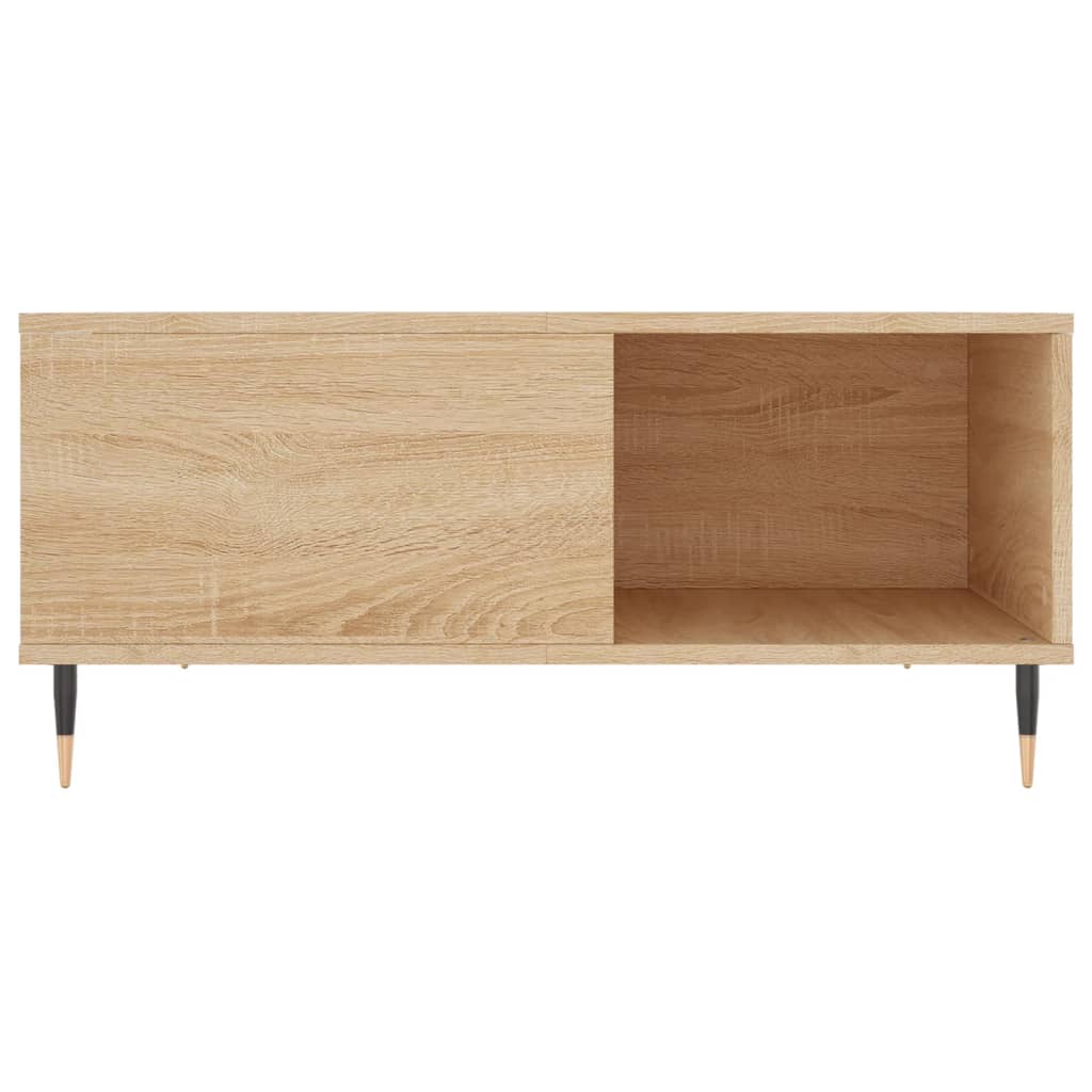 Τραπεζάκι Σαλονιού Sonoma Δρυς 80x80x36,5 εκ. Επεξεργασμ. Ξύλο