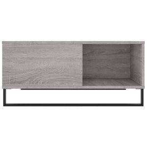 Τραπεζάκι Σαλονιού Γκρι Sonoma 80x80x36,5εκ. Επεξεργασμένο Ξύλο - Pakobazaar