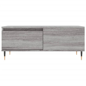 Τραπεζάκι Σαλονιού Γκρι Sonoma 90x50x36,5εκ. Επεξεργασμένο Ξύλο