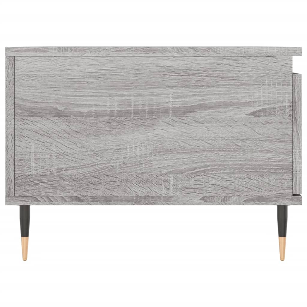 Τραπεζάκι Σαλονιού Γκρι Sonoma 90x50x36,5εκ. Επεξεργασμένο Ξύλο