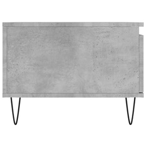 Τραπεζάκι Σαλονιού Γκρι Σκυροδ. 90x50x36,5 εκ. Επεξεργ. Ξύλο
