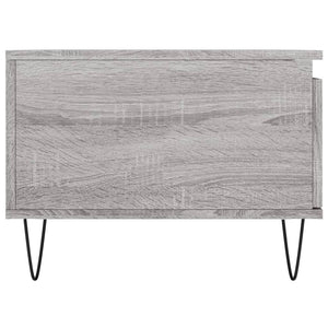 Τραπεζάκι Σαλονιού Γκρι Sonoma 90x50x36,5εκ. Επεξεργασμένο Ξύλο