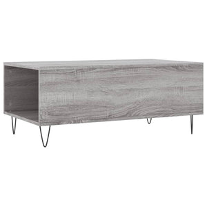 Τραπεζάκι Σαλονιού Γκρι Sonoma 90x50x36,5εκ. Επεξεργασμένο Ξύλο