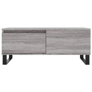 Τραπεζάκι Σαλονιού Γκρι Sonoma 90x50x36,5εκ. Επεξεργασμένο Ξύλο