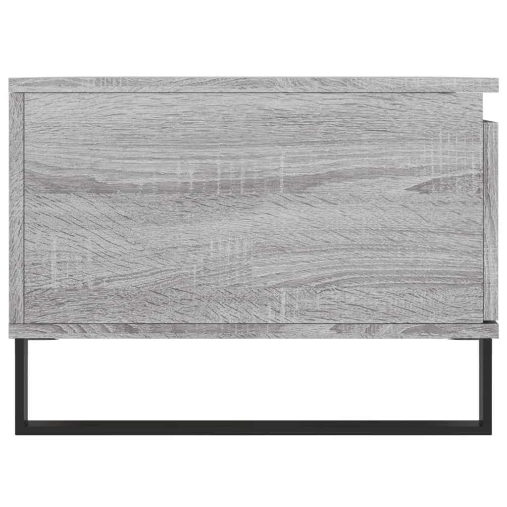Τραπεζάκι Σαλονιού Γκρι Sonoma 90x50x36,5εκ. Επεξεργασμένο Ξύλο