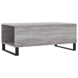 Τραπεζάκι Σαλονιού Γκρι Sonoma 90x50x36,5εκ. Επεξεργασμένο Ξύλο