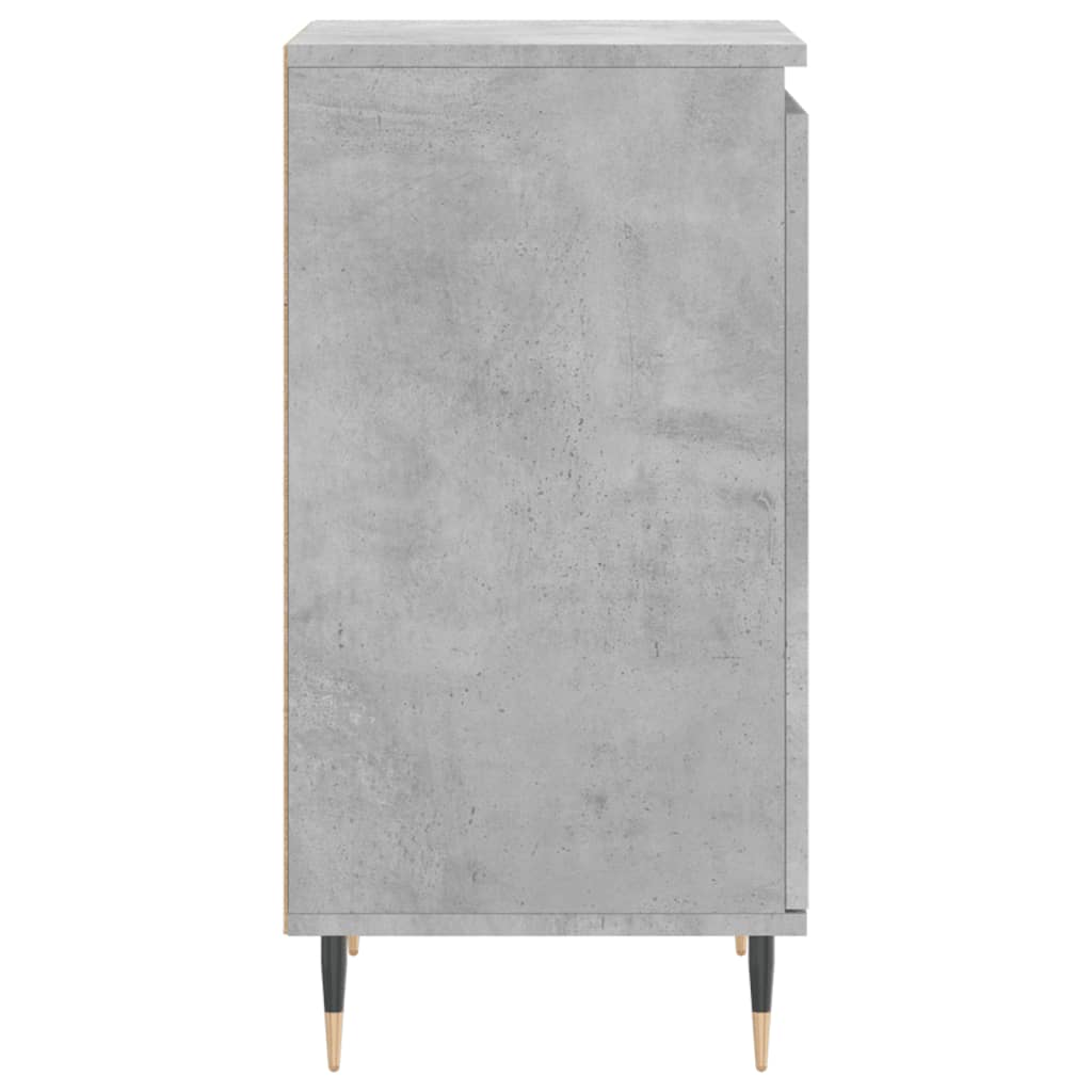 Ντουλάπια 2 τεμ. Γκρι Σκυροδ. 40x35x70 εκ. Επεξεργασμένο Ξύλο