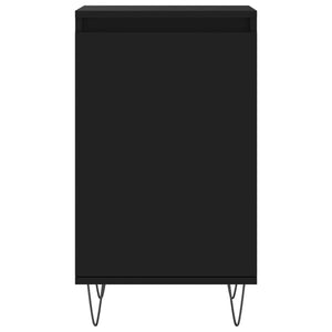 Ντουλάπια 2 τεμ. Μαύρα 40 x 35 x 70 εκ. από Επεξεργασμένο Ξύλο
