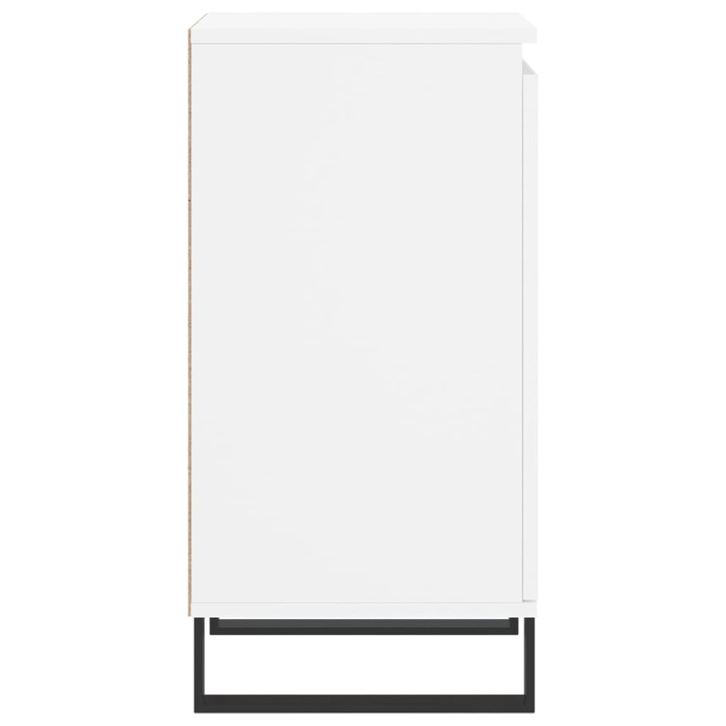 Συρταριέρα Λευκή 40 x 35 x 70 εκ. από Επεξεργασμένο Ξύλο