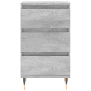 Κομοδίνο Γκρι Σκυροδεμ. 40 x 35 x 70 εκ. από Επεξεργασμένο Ξύλο