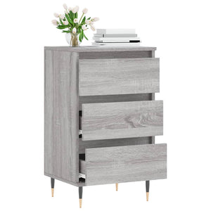 Συρταριέρα Γκρι Sonoma 40 x 35 x 70 εκ. από Επεξεργασμένο Ξύλο