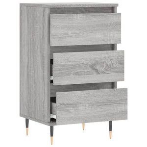 Συρταριέρα Γκρι Sonoma 40 x 35 x 70 εκ. από Επεξεργασμένο Ξύλο