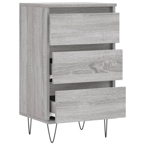 Συρταριέρα Γκρι Sonoma 40 x 35 x 70 εκ. από Επεξεργασμένο Ξύλο