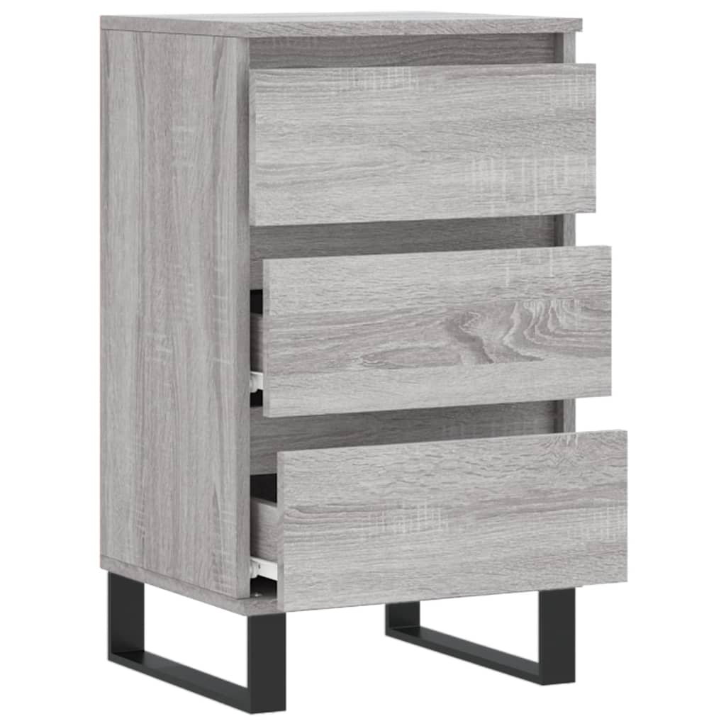 Συρταριέρα Γκρι Sonoma 40 x 35 x 70 εκ. από Επεξεργασμένο Ξύλο