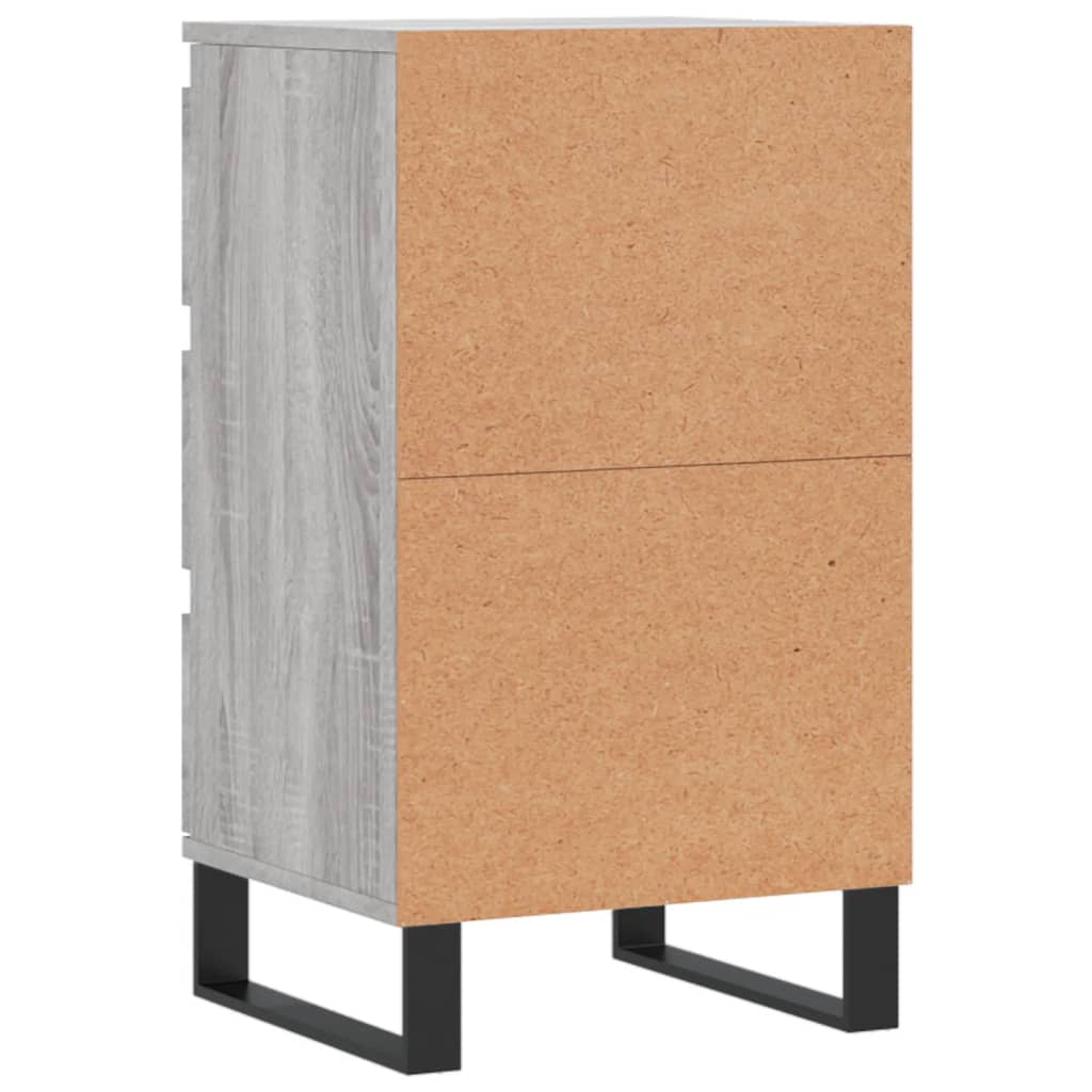 Συρταριέρα Γκρι Sonoma 40 x 35 x 70 εκ. από Επεξεργασμένο Ξύλο
