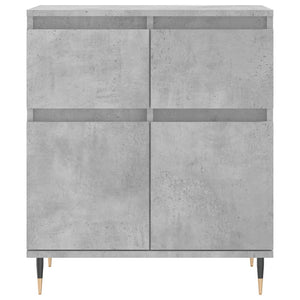 Ντουλάπι Γκρι Σκυροδέματος 60x35x70 εκ. Επεξεργασμένο Ξύλο - Pakobazaar