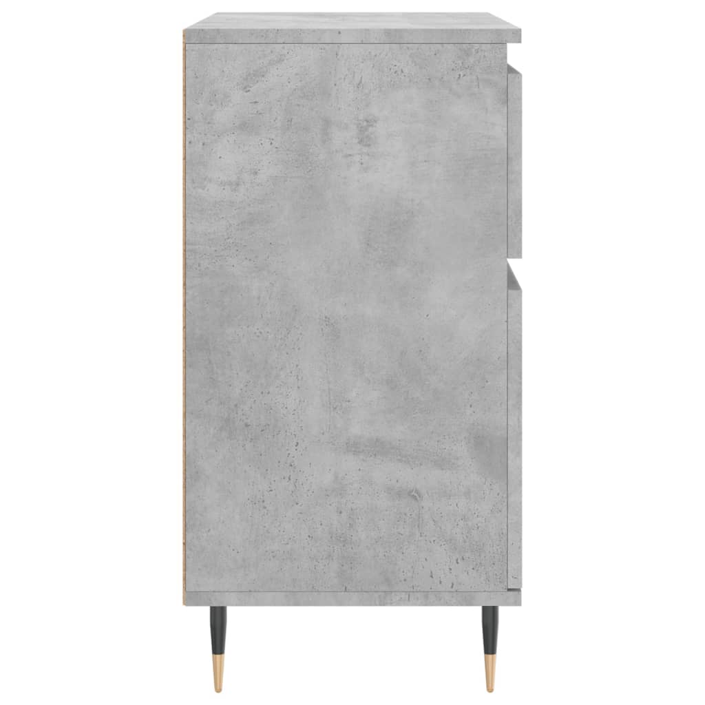 Ντουλάπι Γκρι Σκυροδέματος 60x35x70 εκ. Επεξεργασμένο Ξύλο