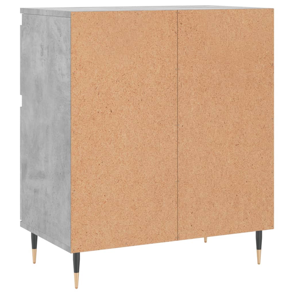 Ντουλάπι Γκρι Σκυροδέματος 60x35x70 εκ. Επεξεργασμένο Ξύλο