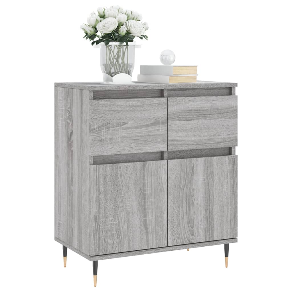 Ντουλάπι Γκρι Sonoma 60x35x70 εκ. από Επεξεργασμένο Ξύλο