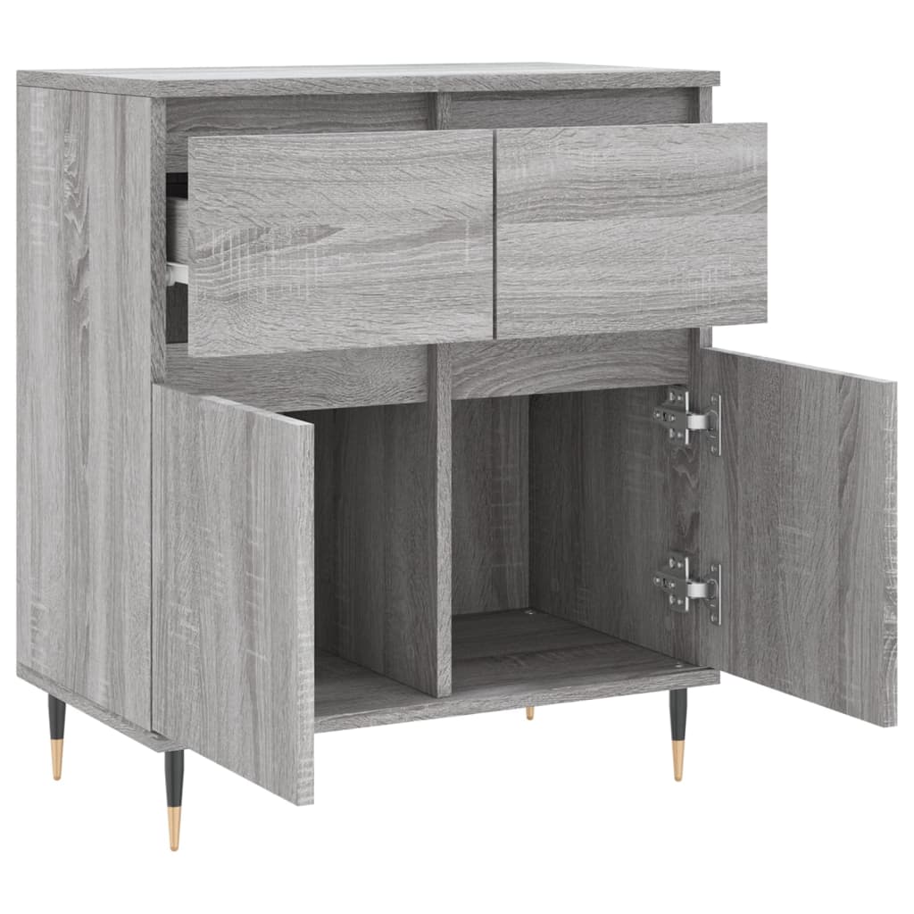 Ντουλάπι Γκρι Sonoma 60x35x70 εκ. από Επεξεργασμένο Ξύλο
