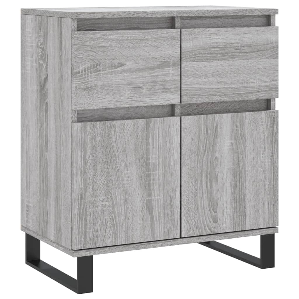Ντουλάπι Γκρι Sonoma 60x35x70 εκ. από Επεξεργασμένο Ξύλο - Pakobazaar