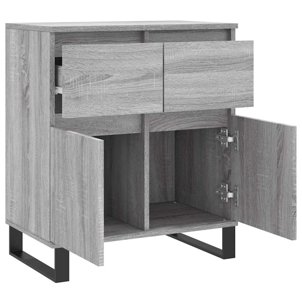 Ντουλάπι Γκρι Sonoma 60x35x70 εκ. από Επεξεργασμένο Ξύλο - Pakobazaar