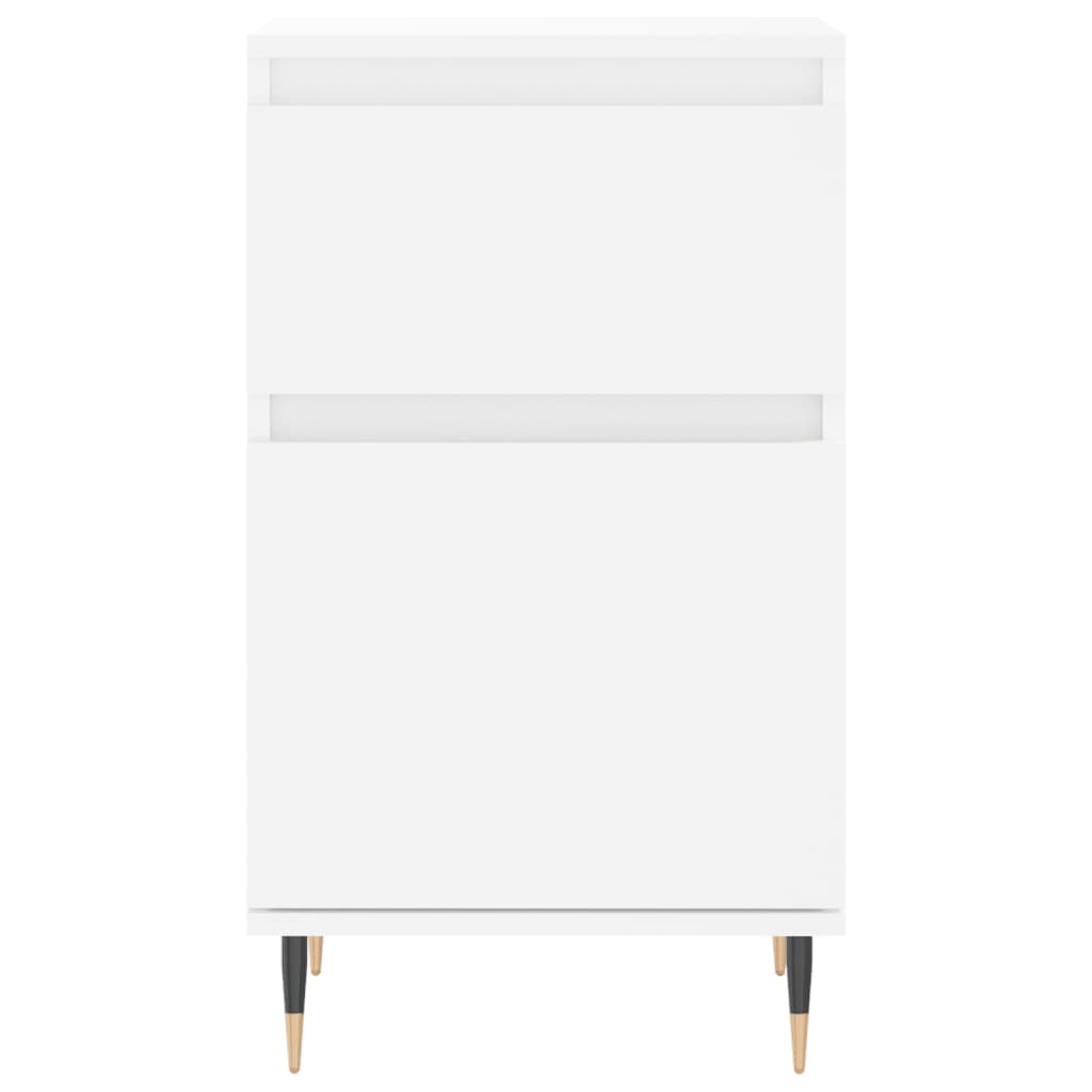 Ντουλάπια 2 τεμ. Λευκά 40 x 35 x 70 εκ. από Επεξεργασμένο Ξύλο