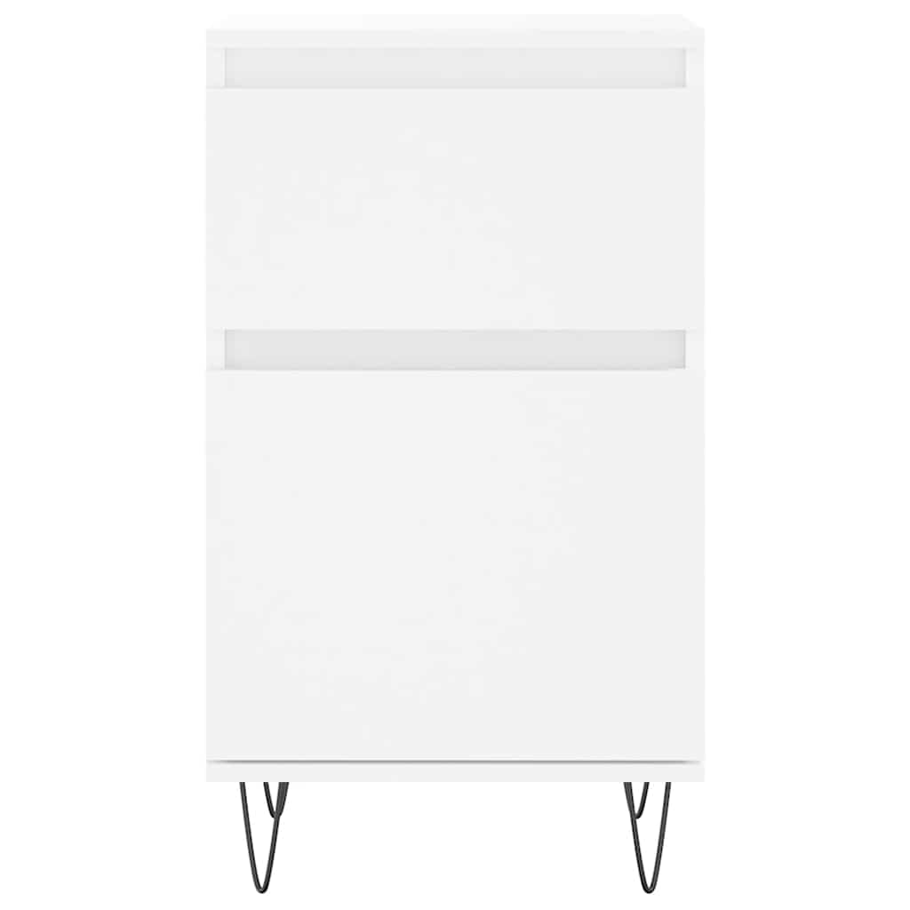 Ντουλάπια 2 τεμ. Λευκά 40 x 35 x 70 εκ. από Επεξεργασμένο Ξύλο