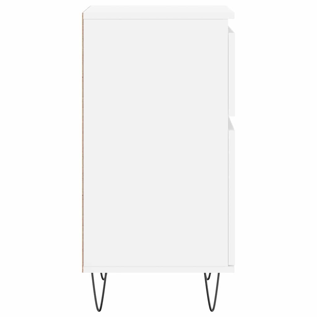 Ντουλάπια 2 τεμ. Λευκά 40 x 35 x 70 εκ. από Επεξεργασμένο Ξύλο