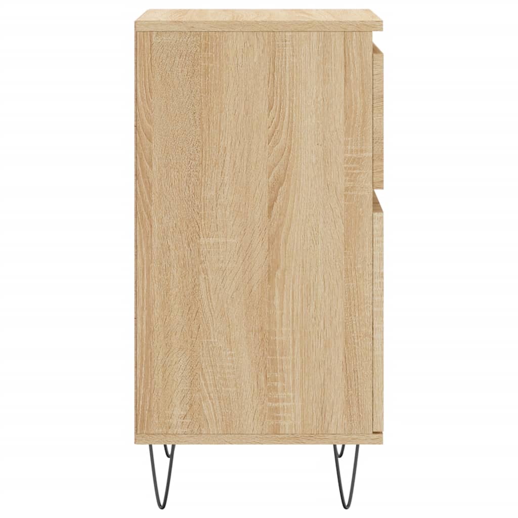 Ντουλάπια 2 τεμ. Sonoma Δρυς 40x35x70 εκ. Επεξεργασμένο Ξύλο