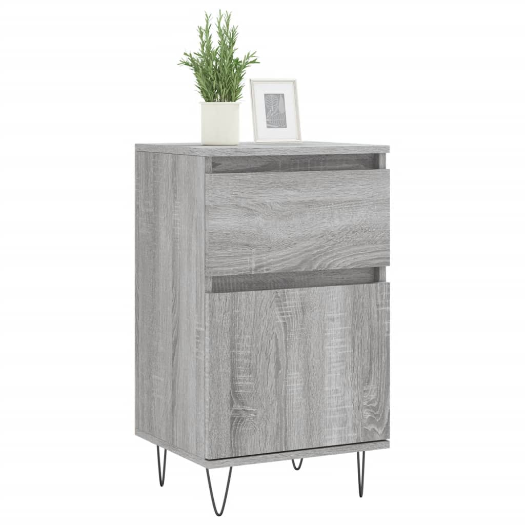Συρταριέρα Γκρι Sonoma 40 x 35 x 70 εκ. από Επεξεργασμένο Ξύλο