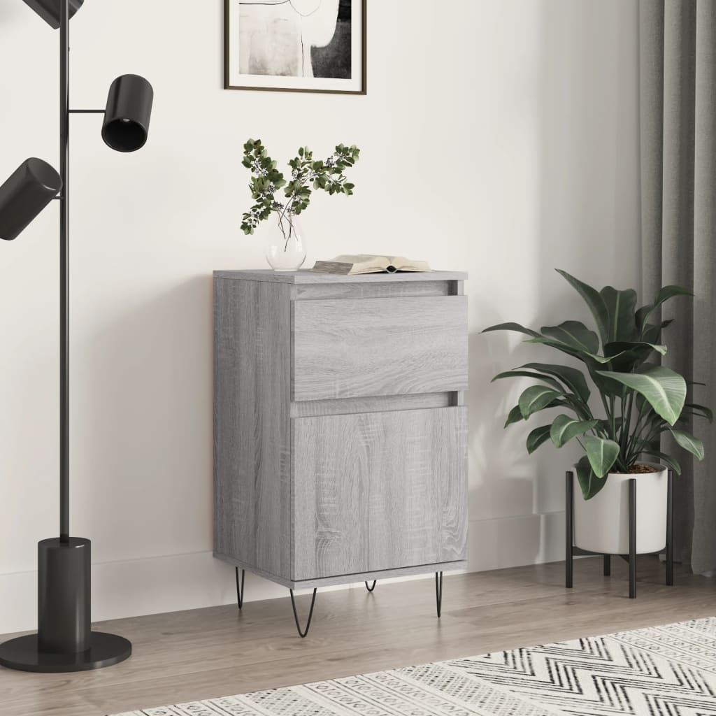 Συρταριέρα Γκρι Sonoma 40 x 35 x 70 εκ. από Επεξεργασμένο Ξύλο