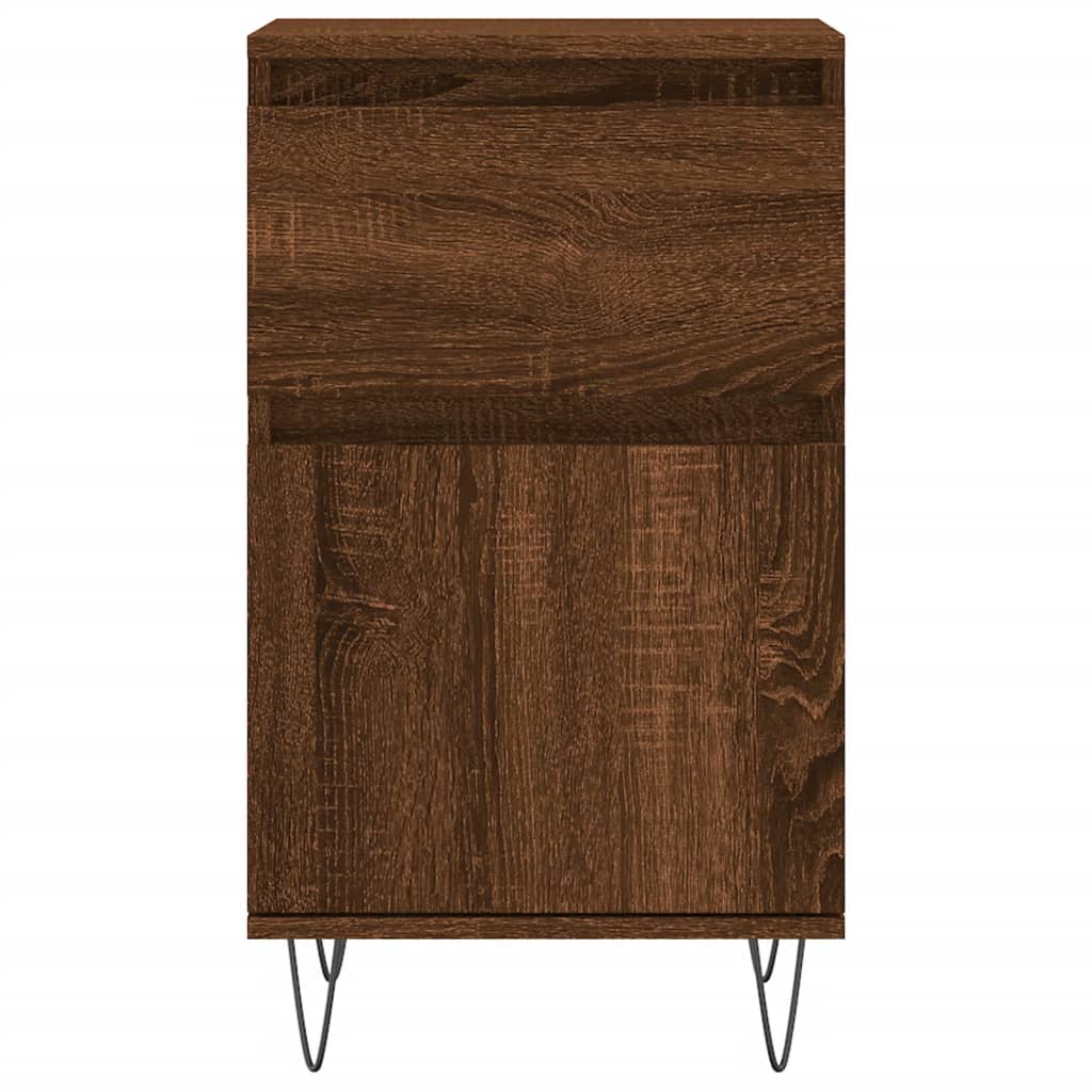 Ντουλάπια 2 τεμ. Καφέ Δρυς 40x35x70 εκ. από Επεξεργασμένο Ξύλο