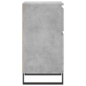 Συρταριέρα Γκρι Σκυροδ. 40 x 35 x 70 εκ. από Επεξεργασμένο Ξύλο