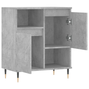Ντουλάπι Γκρι Σκυροδέματος 60x35x70 εκ. Επεξεργασμένο Ξύλο - Pakobazaar