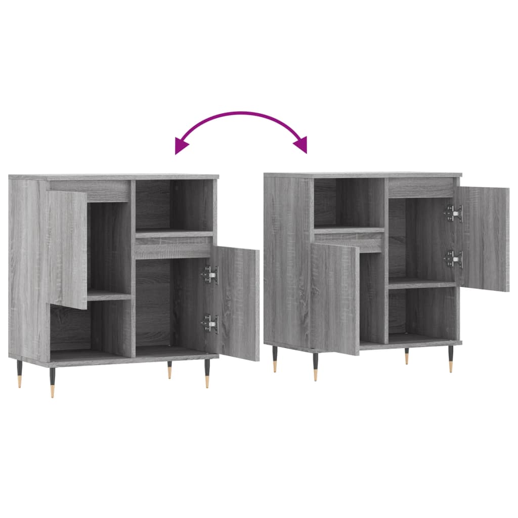 Ντουλάπι Γκρι Sonoma 60x35x70 εκ. από Επεξεργασμένο Ξύλο