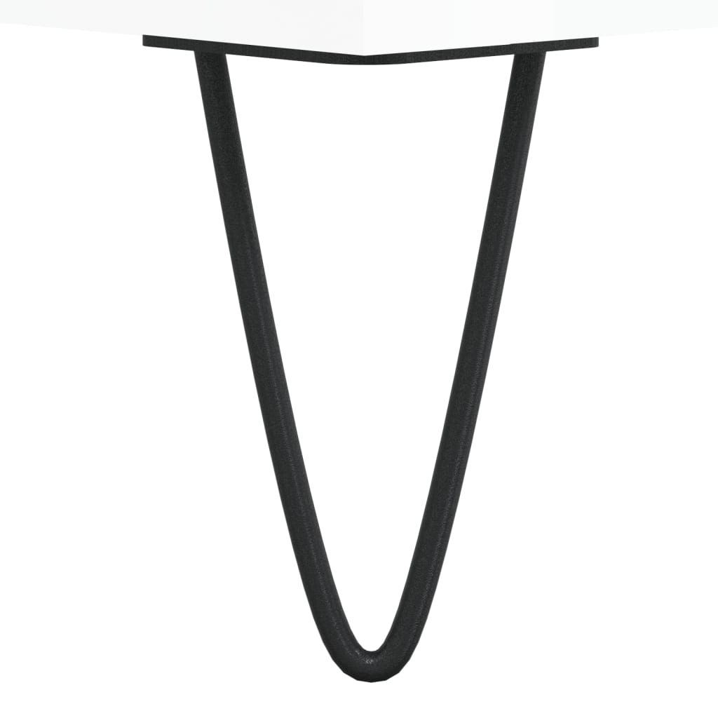 Ντουλάπι Γυαλιστερό Λευκό 60x35x70 εκ. από Επεξεργασμένο Ξύλο - Pakobazaar