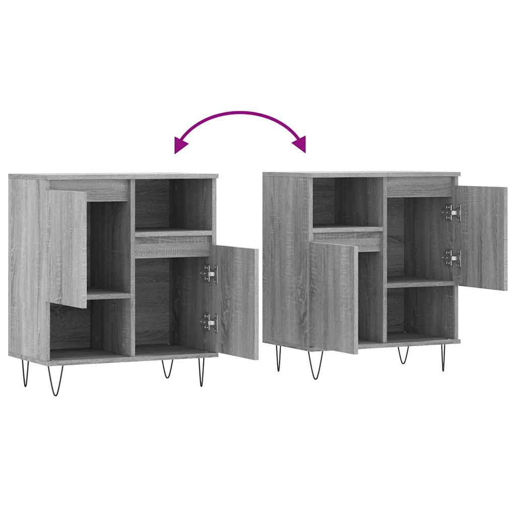 Ντουλάπι Γκρι Sonoma 60x35x70 εκ. από Επεξεργασμένο Ξύλο - Pakobazaar