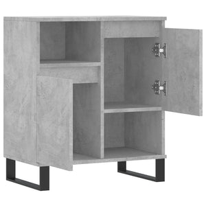 Ντουλάπι Γκρι Σκυροδέματος 60x35x70 εκ. Επεξεργασμένο Ξύλο