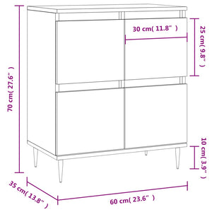 Συρταριέρα Sonoma Δρυς 60x35x70 εκ. Επεξεργασμένο Ξύλο