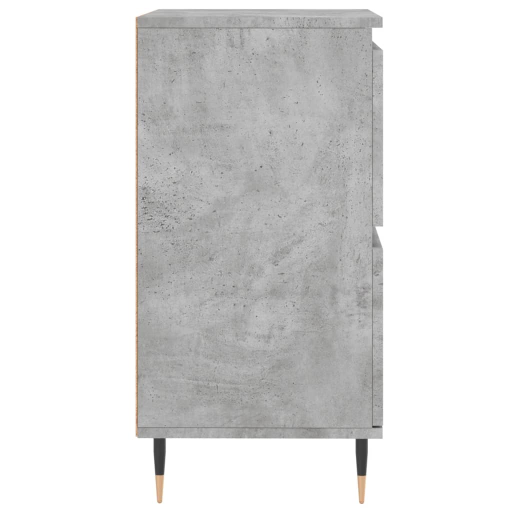 Ντουλάπι Γκρι Σκυροδέματος 60x35x70 εκ. Επεξεργασμένο Ξύλο - Pakobazaar